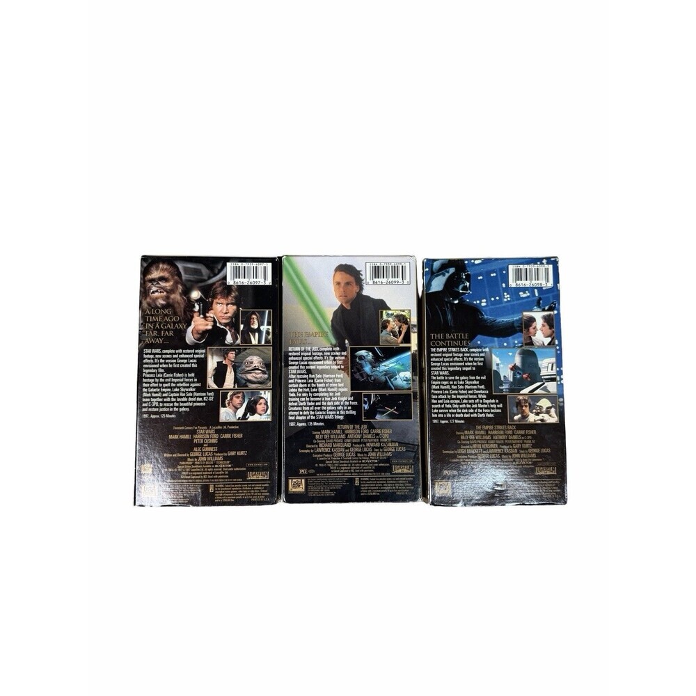 1997 Star Wars Original Trilogy Special Edition VHS Box Set - Picture 3 of 3